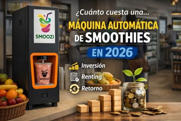 Precio de máquina automática de smoothies y análisis de inversión Máquina automática de smoothies en un punto de venta profesional